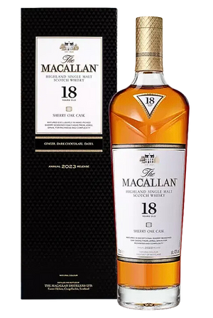 Macallan Sherry Oak 18 Year Old w/Box (2023 Release)