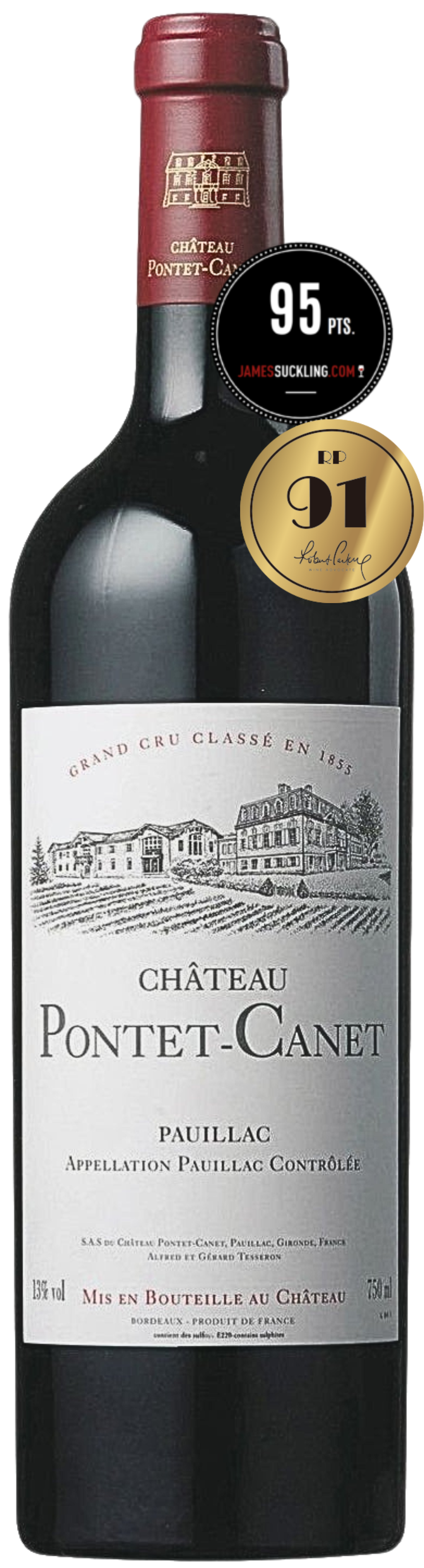 Château Pontet Canet 2007 (JS: 95, RP:91)