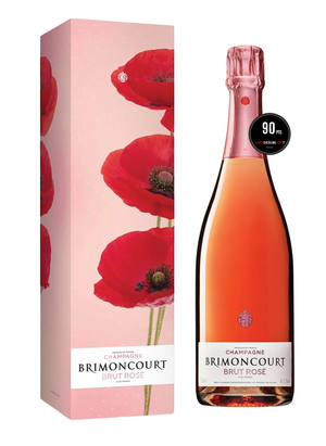 Champagne Brimoncourt Brut Rose with Gift Box (JS: 90, Best Sommelier of the World MS Gérard Basset: 92)