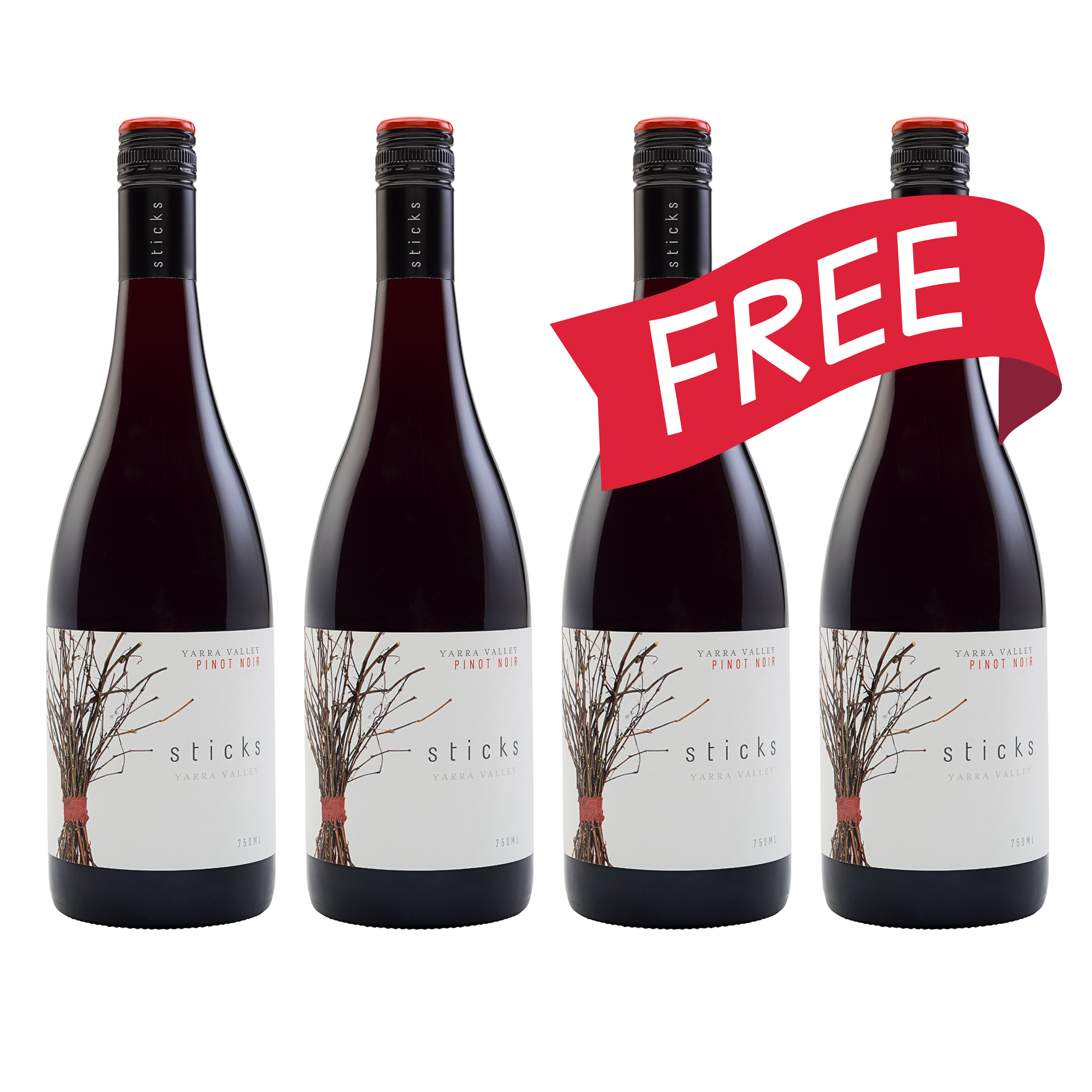 買二送二 Buy 2 Get 2 Free Sticks Pinot Noir 2018 (JH:90)