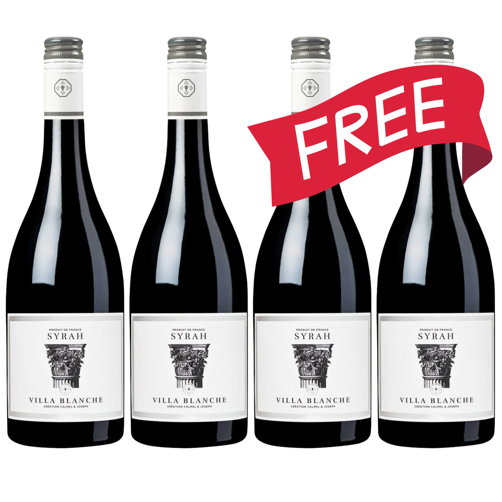 買二送二 Buy 2 Get 2 Free Calmel & Joseph Villa Blanche - Syrah 2018