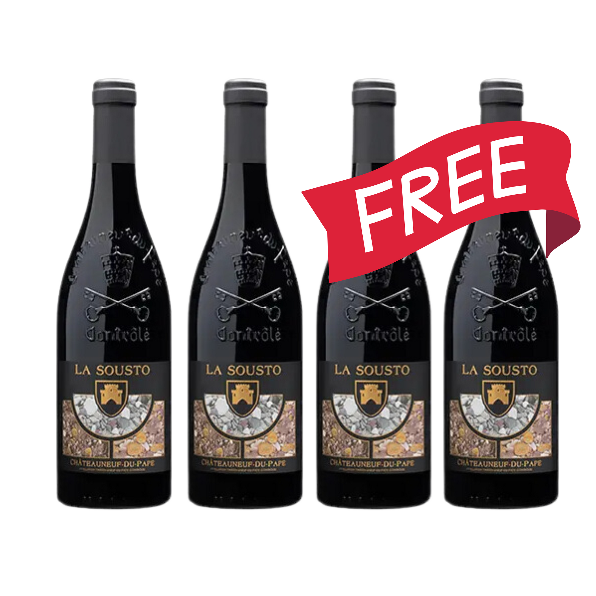 買二送二 Buy 2 Get 2 Free Domaine La Sousto Chateauneuf-du-Pape Rouge 2017 (Vinous: 90-91)