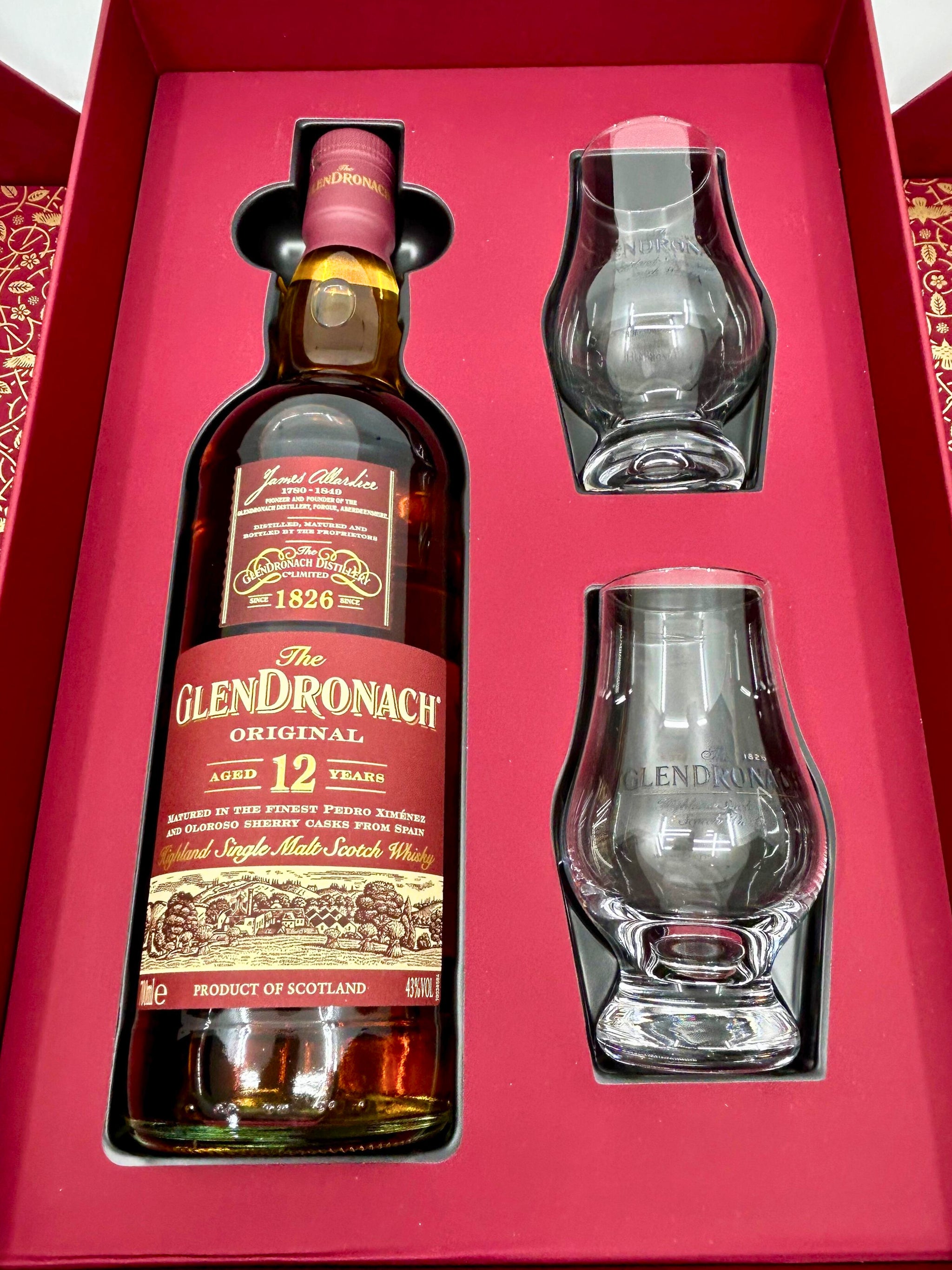 The GlenDronach 12 Year Old Original Single Malt Whisky with 2 Tastin the-glendronach-12-year-old-original-single-malt-whisky-with-2-tastin