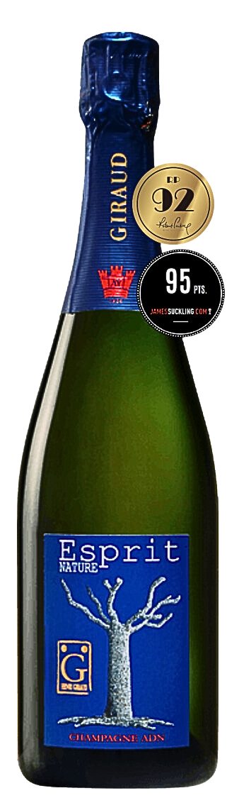 Champagne Henri Giraud Esprit Nature Brut NV (RP:92, JS: 95)