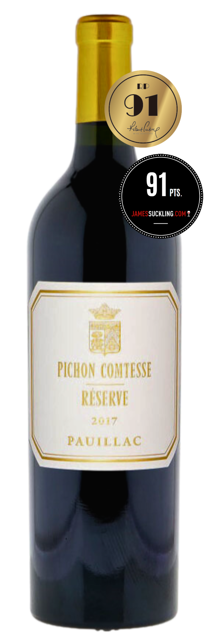 Château Pichon-Lalande 'Pichon Comtesse Reserve' 2017 (RP:91、JS:91)