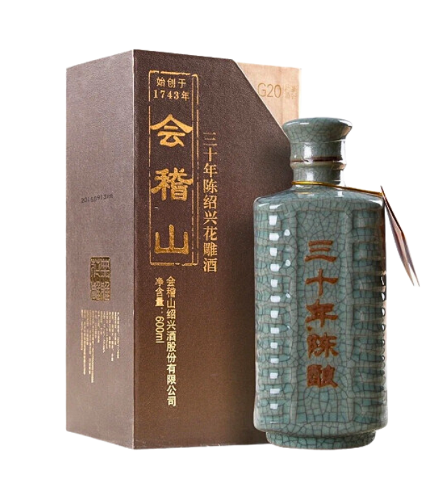 會稽山三十年陳紹興花雕酒禮盒裝 Kuai Ji Shan Shaoxing Huadiao 30 years [600ml]