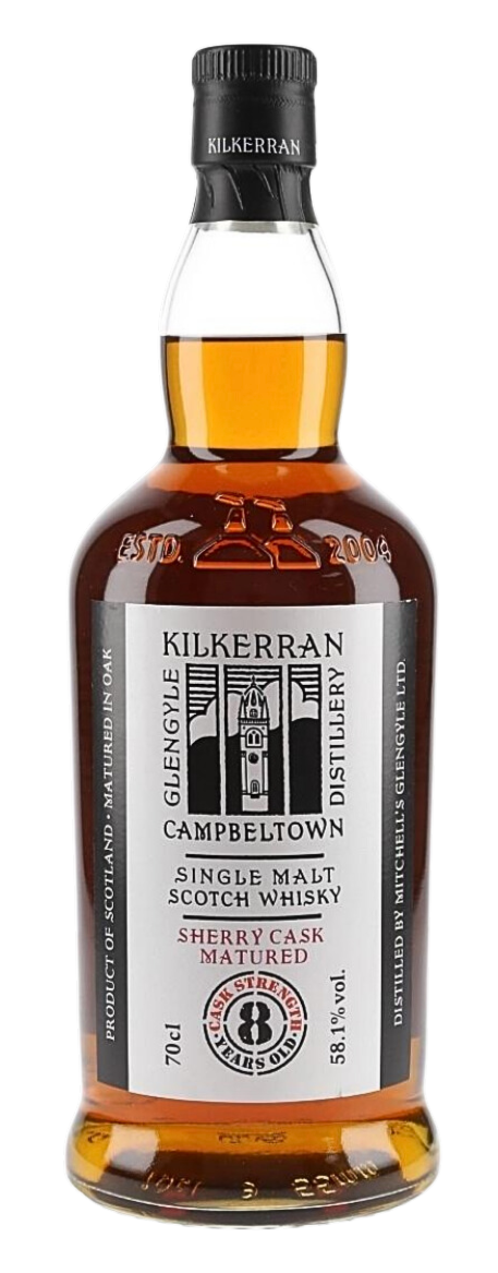 Kilkerran 8 Year Old Sherry Cask Strength 58.1% Single Malt Whisky