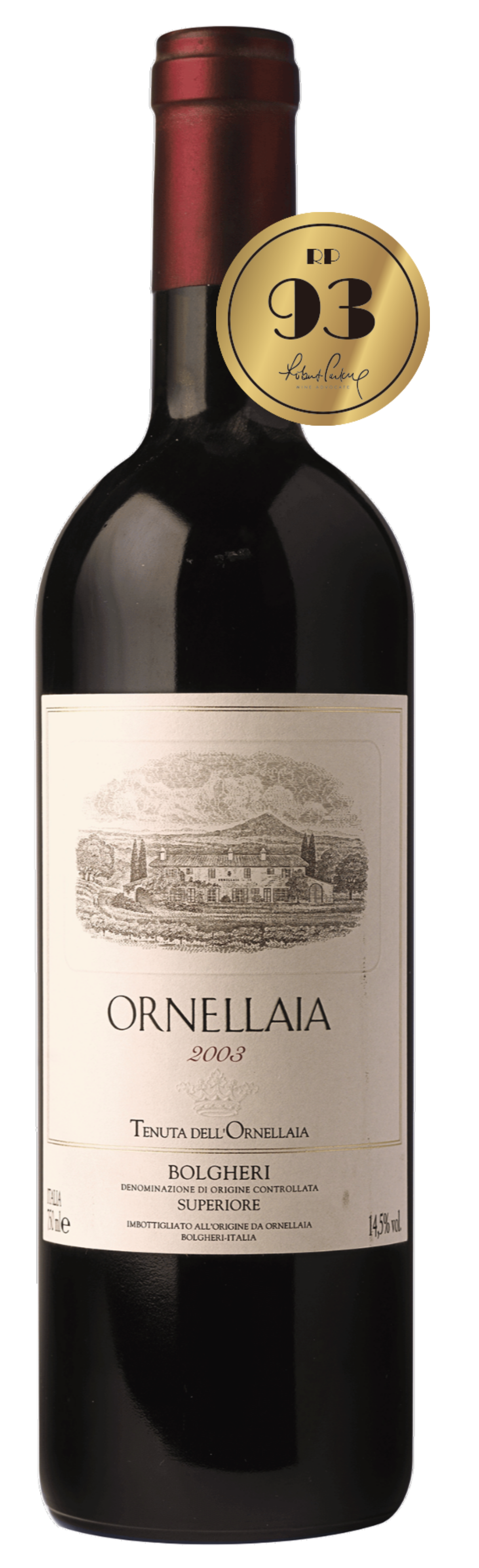 Ornellaia 2003 (RP: 93)