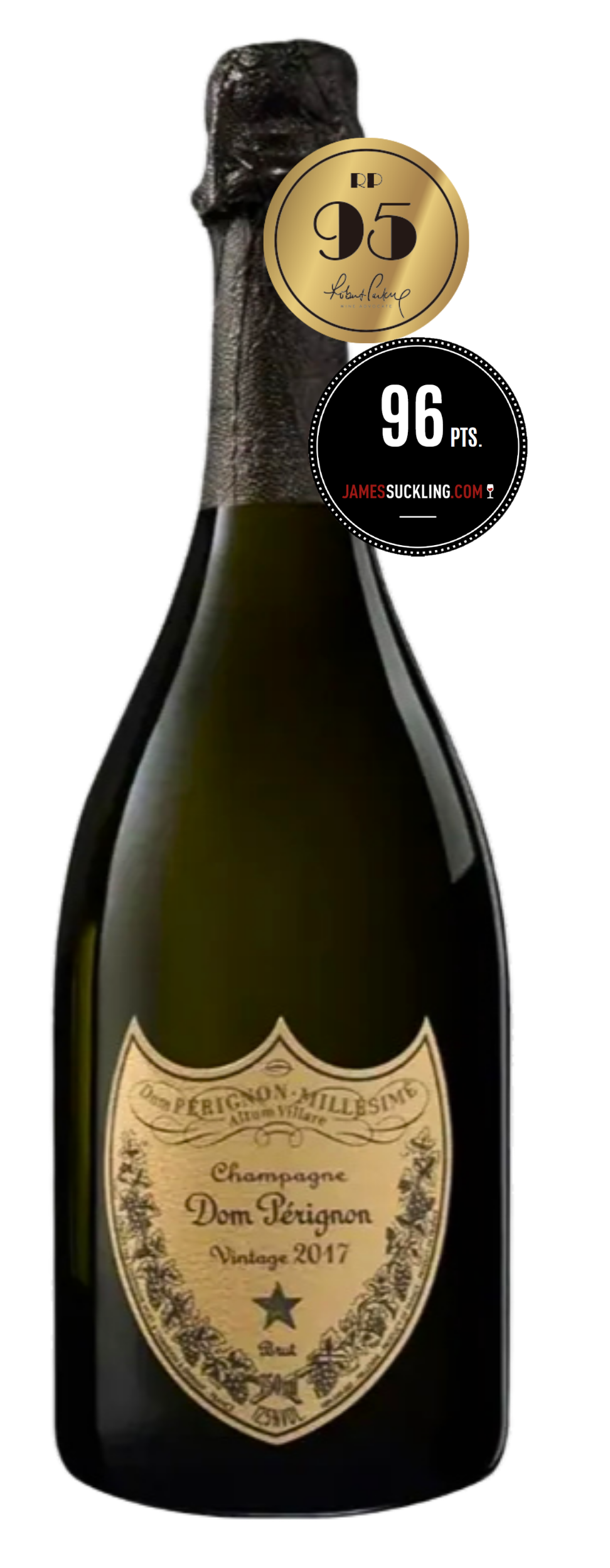 Dom Pérignon 2017 without Box, 750mL<br>(RP:95+, JS:96)
