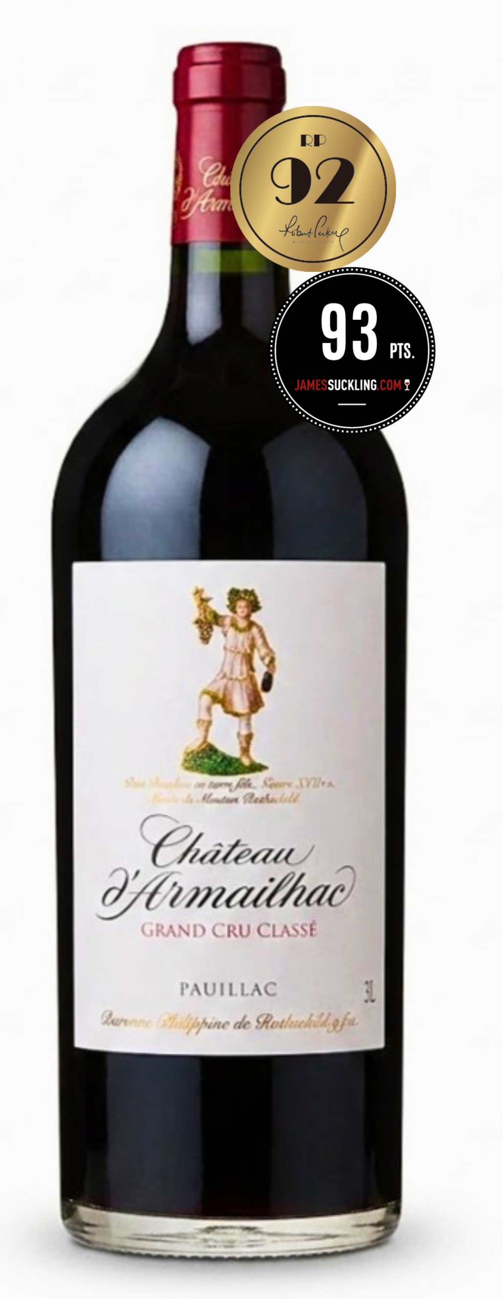 Chateau d'Armailhac 2010, 3L (RP: 92, JS: 93) - SENS