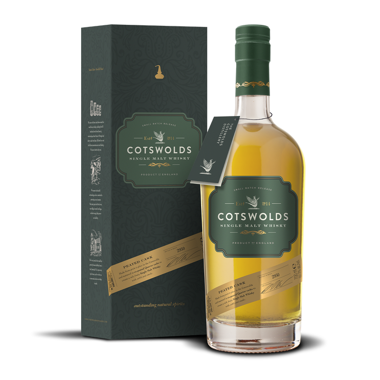 Cotswolds Peated Cask Single Malt Whisky 60.4%