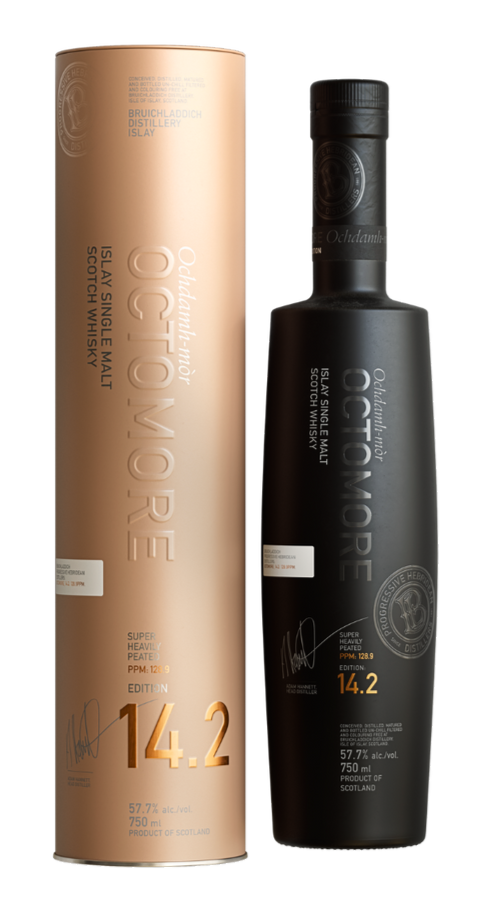 Octomore 14.2 シングルモルトウイスキー オクトモア 14シリーズ発売 13シリーズとあわせて最強ウイスキー