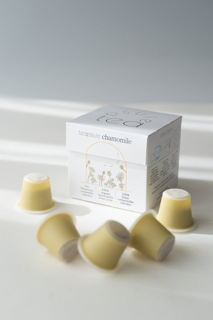 希臘有機草本茶膠囊 <br> Teapsule Organic Chamomile <br>洋甘菊 - 10 capsules