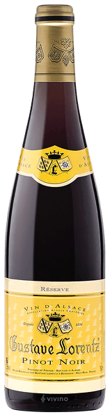 Gustave Lorentz Pinot Noir Reserve 2018 (Organic Wine)