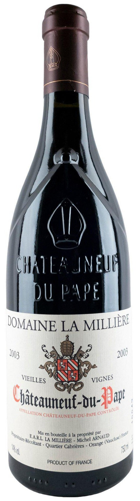 酒莊絕響系列 - Domaine la Milliere Chateauneuf-du-Pape 'Vieilles Vignes' 2010 (RP:91) / 2011 / 2012 (RP:90)