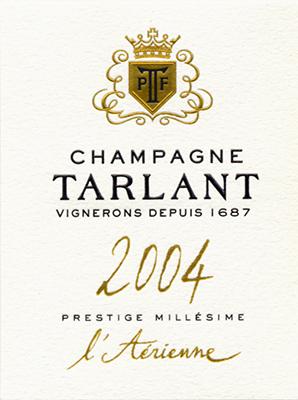 Champagne Tarlant L'Aerienne Rosé Brut Nature 2004 (RP:92+)